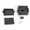 Box, receiver/ x-tal access rubber plug/ adhesive foam chassis pad