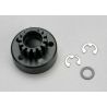 Clutch bell (14-tooth)/5x8x0.5mm fiber washer (2)/ 5mm e-clip (requires 5x10x4mm ball bearings part #4609) (1.0 metric pitch)