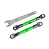 Traxxas - Front Turnbuckles - Green (TRX-2444G)