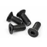 HPI - Flat head screw m4x10mm (hex socket/thin type/4pc) (Z307)