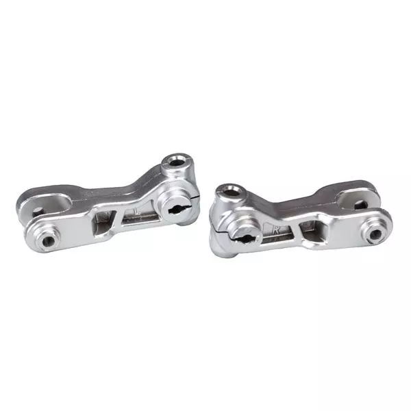 Sway bar arms, front (satin-plated) (TRX-8596X)