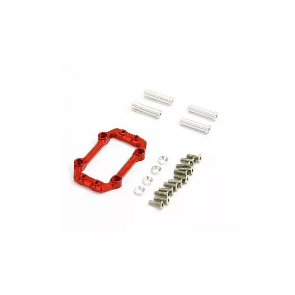 Fastrax Aluminium servo mount - Arrma Kraton EXB 1/8 - Rood