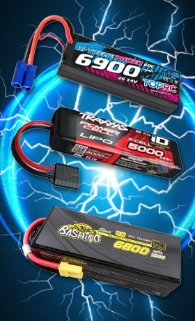 Lipo accu's op aantal cellen