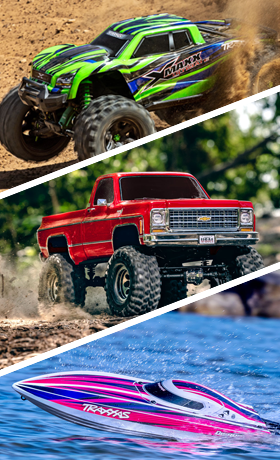 Traxxas onderdelen op model